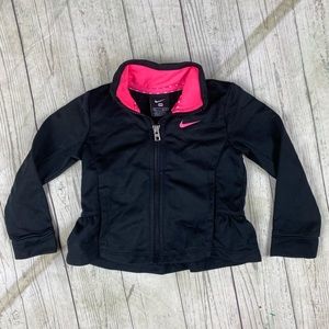 Nike Full Zip Polka Dot Jacket Girl 24 Months Old